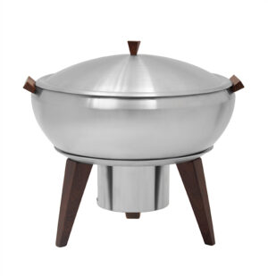 Wynwood Round Chafing Dish with Insert & Fuel Stand