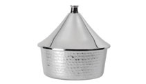 Skyserv Induction Hammered Steel Round 4 Ltr Tagine With Food Pan