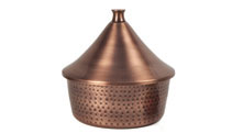 Skyserv Induction Burnt Copper Finish 4 Ltr Tagine with Food Pan