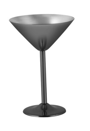 Vegas Titanium Finish 180 ml Martini Glass
