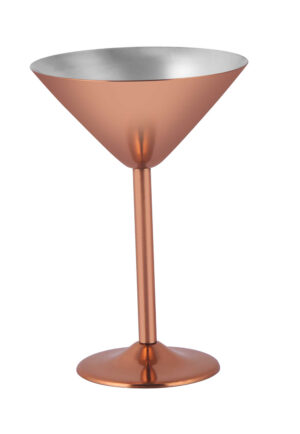 Vegas Copper Finish 180 ml Martini Glass