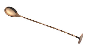 Vegas Copper Finish Coin Tail 10 in Bar Spoon