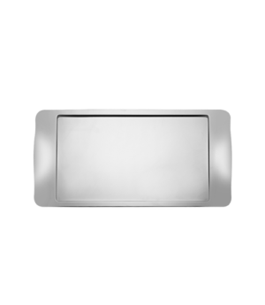 Sharp Mirror Steel Rectangular Tray