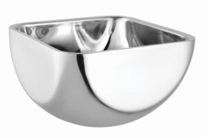 Empire Double Wall Mirror Steel Squircle Bowl