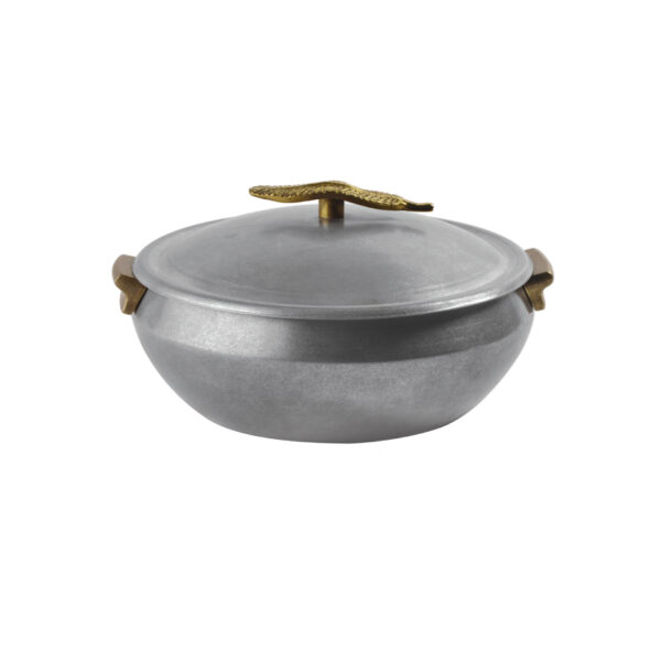 Zahara Feather Vintage Finish Induction Chafing Dish from SkyraPro