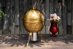 New Baroque Globe Chafing Dish Brushed Gold PVD finish 6 L
